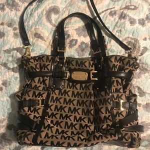 Michael Kors Ganesvoort black monogram tote
